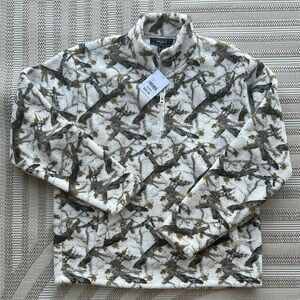 ❤️must bundle for price❤️ New Mens medium forever 21 fleece full zip jacket